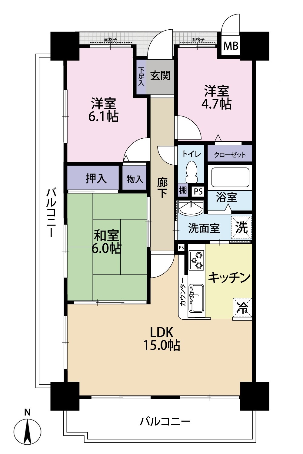 価格更新！☆マンション情報☆サーパス鴨池通り弐番館３LDK！