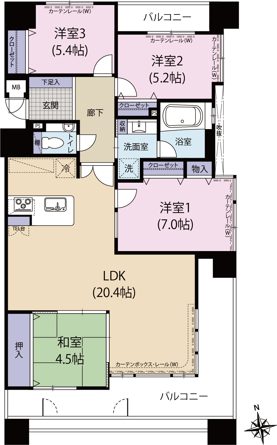 新着！☆マンション情報☆エイルマンション騎射場４LDK！