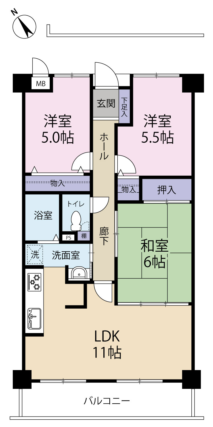 新着！☆マンション情報☆サーパス西陵樟館 ３LDK！